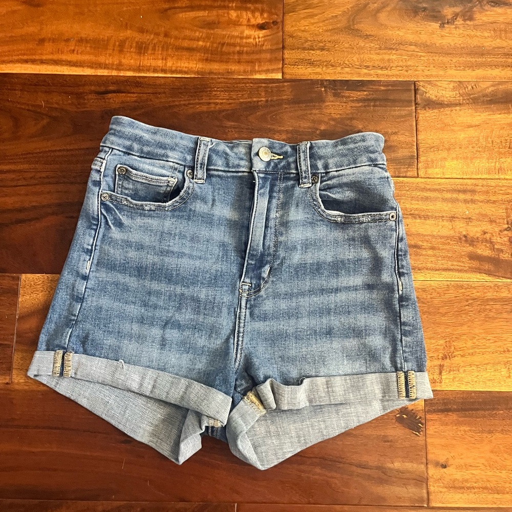 American Eagle Denim Blue Women's Shorts
